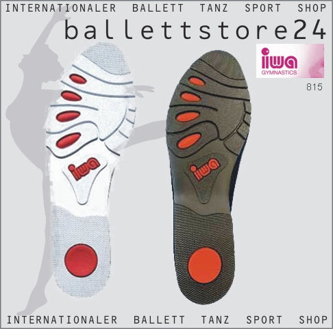 IWA 815 Jazz dansschoenen, gymnastiekschoenen, leer