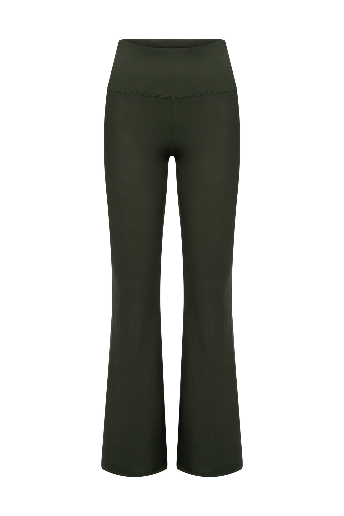 Legging met hoge taille, uitlopende pasvorm, altijd gekleed, bosnacht