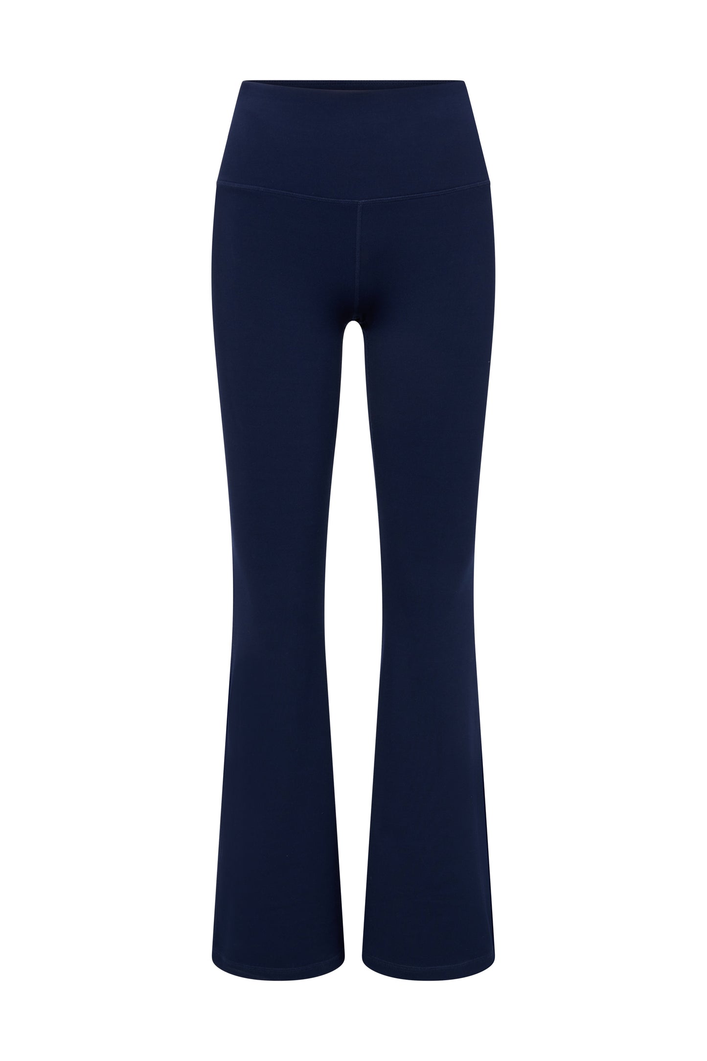 Legging met hoge taille, uitlopende pasvorm, altijd gekleed, baritonblauw