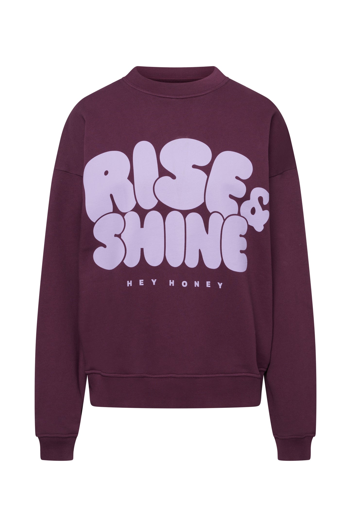 Rise and Shine Italiaanse pruimensweater