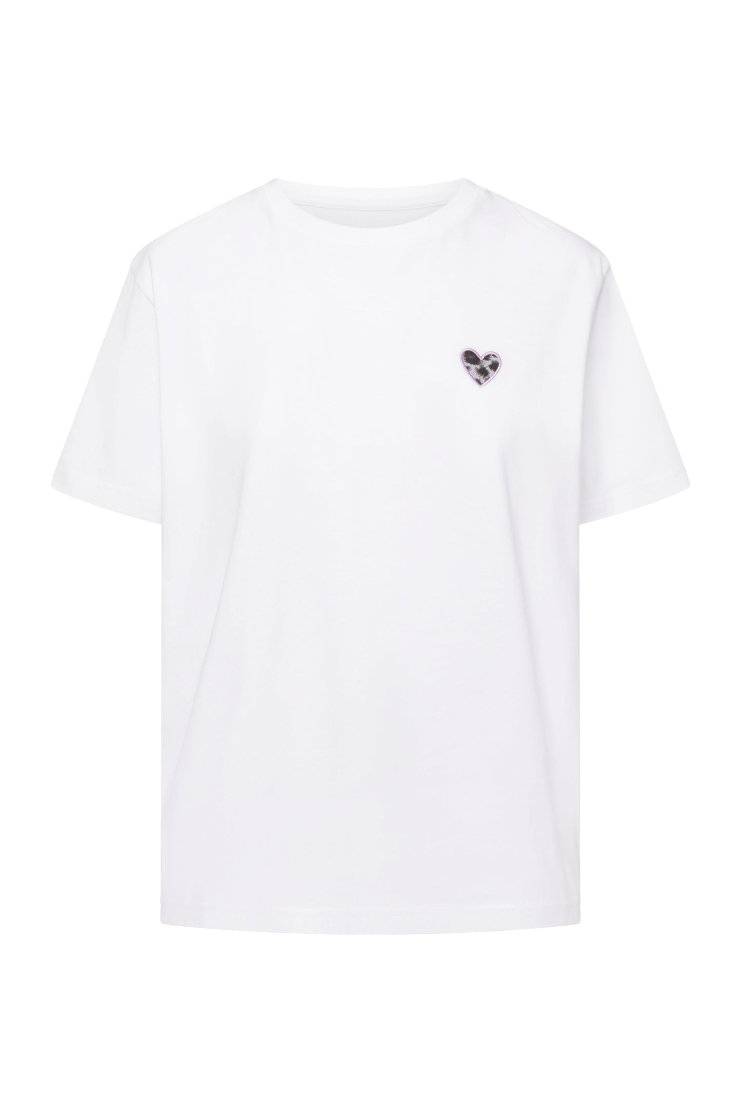 T-shirt Leo Hart Wit