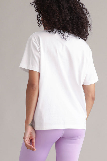 T-shirt Leo Hart Wit