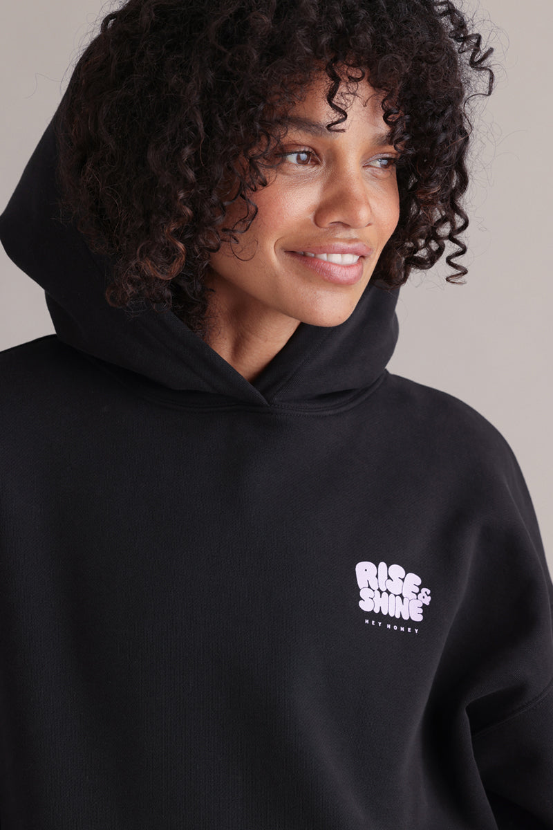 Hoodie Maan Zwart