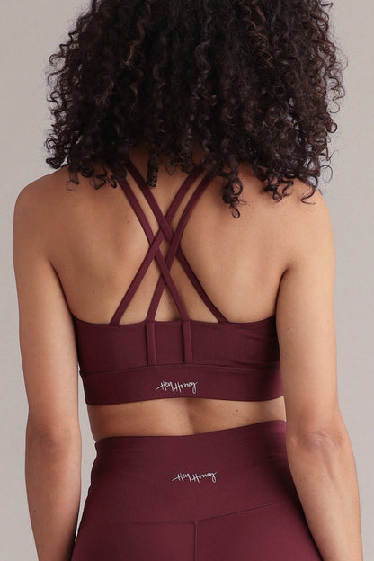 Criss-Cross BH Altijd Gekleed Italiaans Pruim