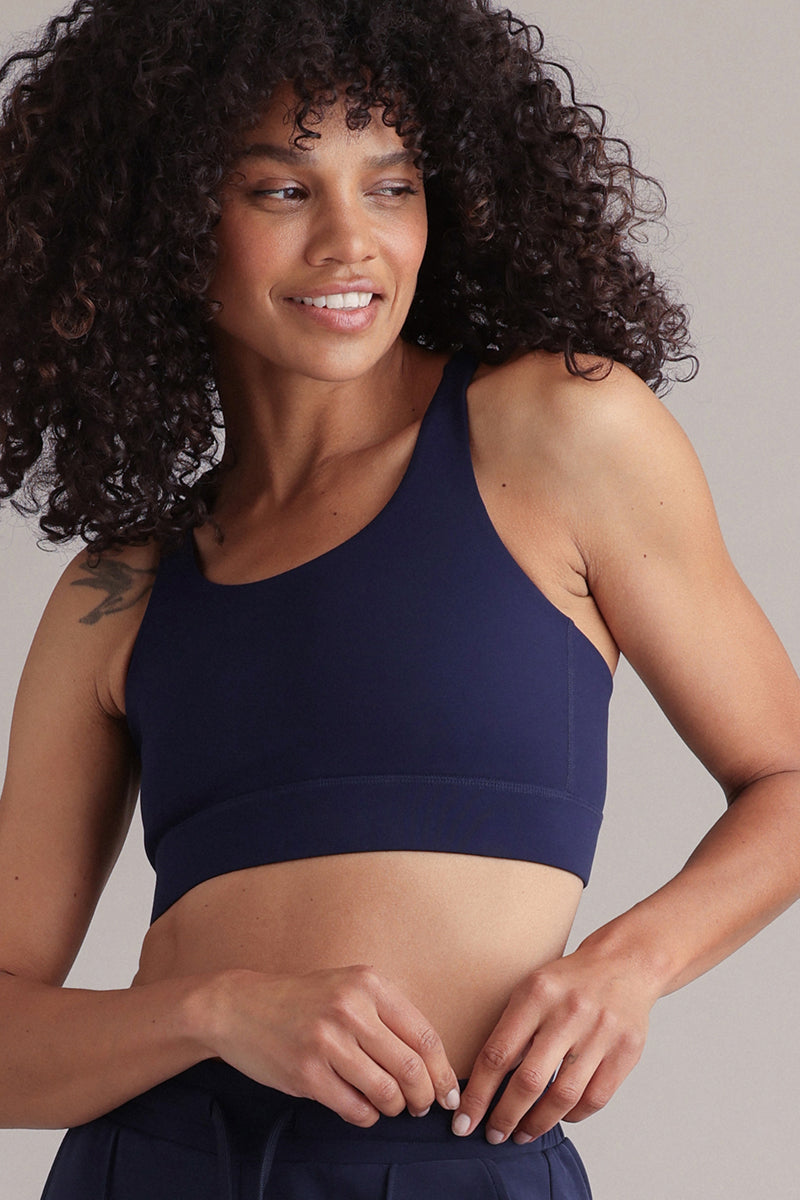 Criss-Cross BH Altijd Gekleed Bariton Blauw