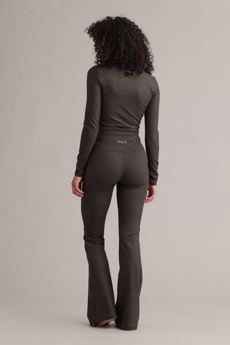 Lange mouwen cropped altijd gekleed bosnacht