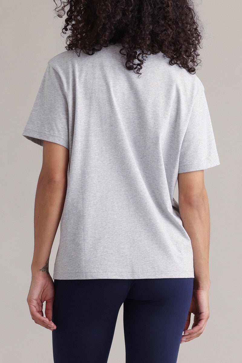 T-shirt Good People Grijs Melange