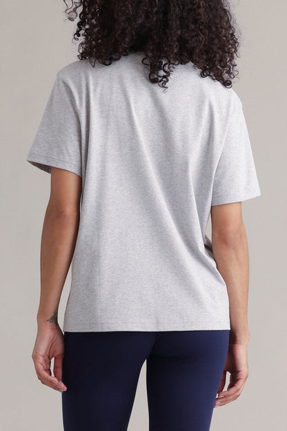 T-shirt Good People Grijs Melange