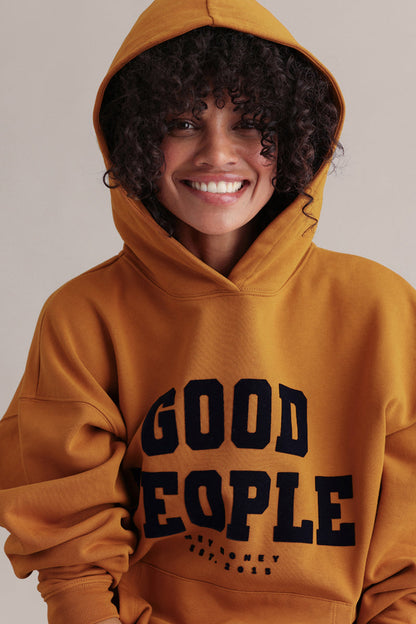 Hoodie Good People Pompoenkruid