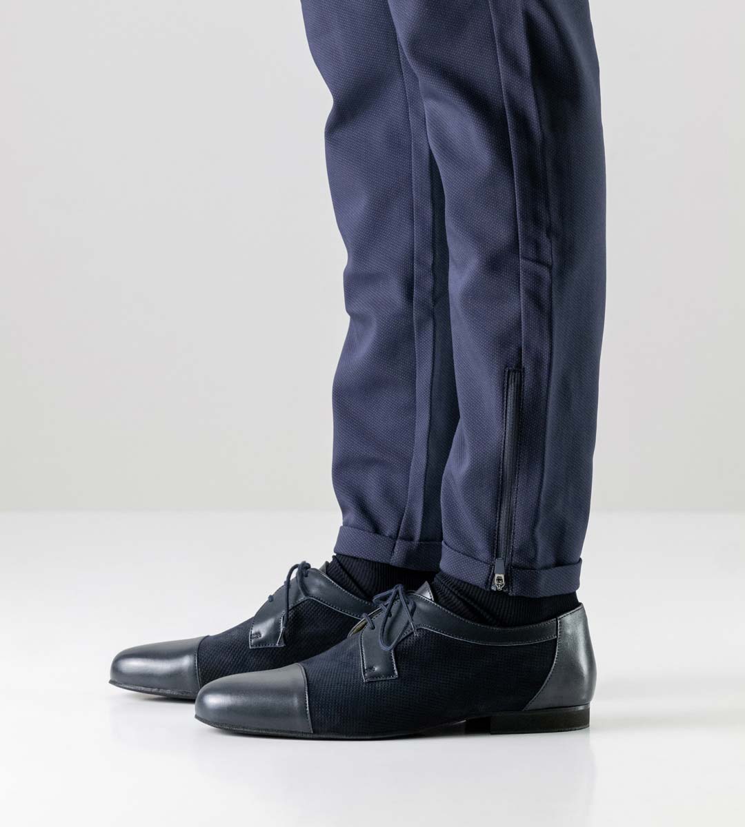 Werner Kern Treviso Velourleder / Nappaleder – blau