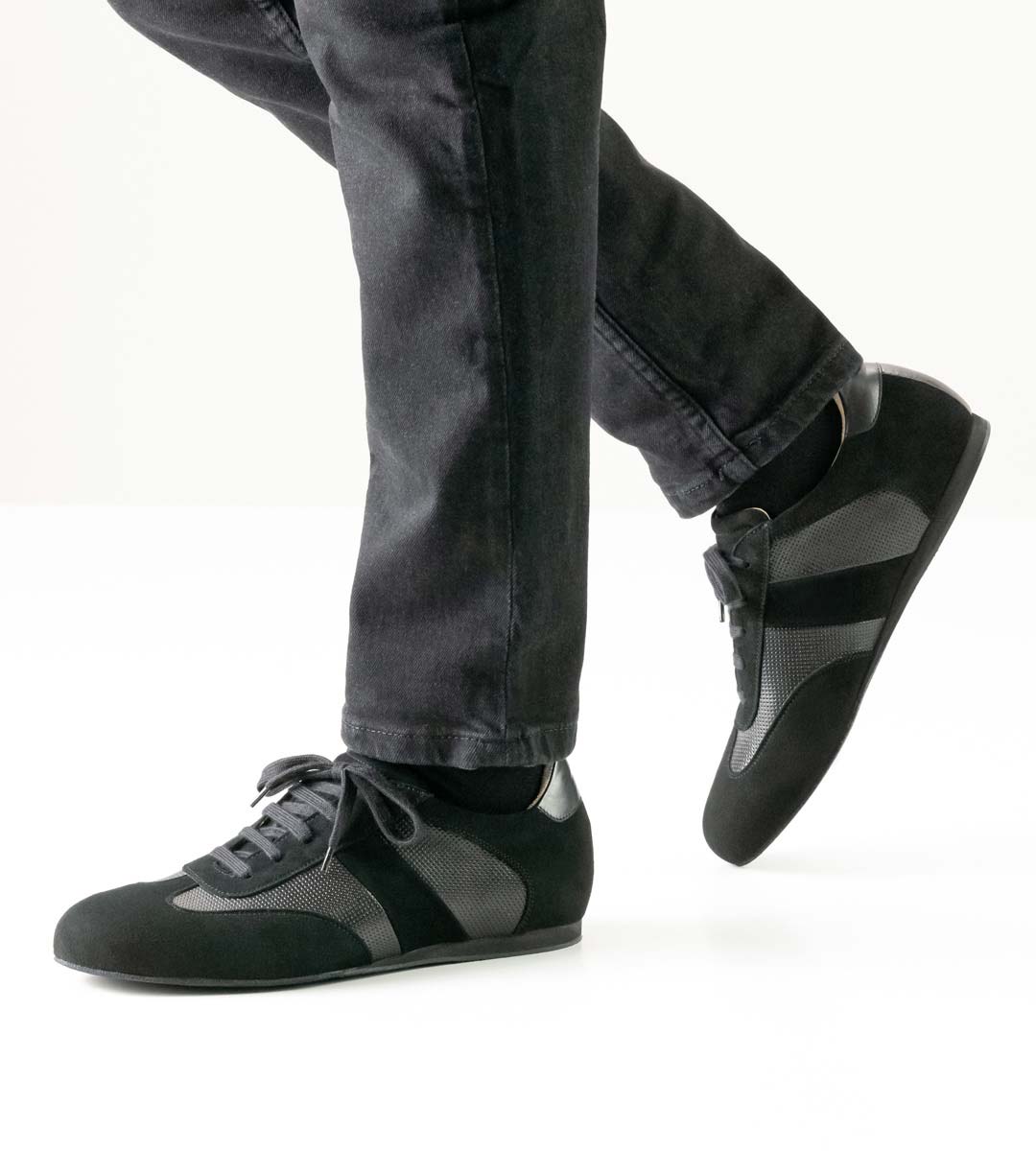 Werner Kern Bari Velourleder / Nappaleder – schwarz