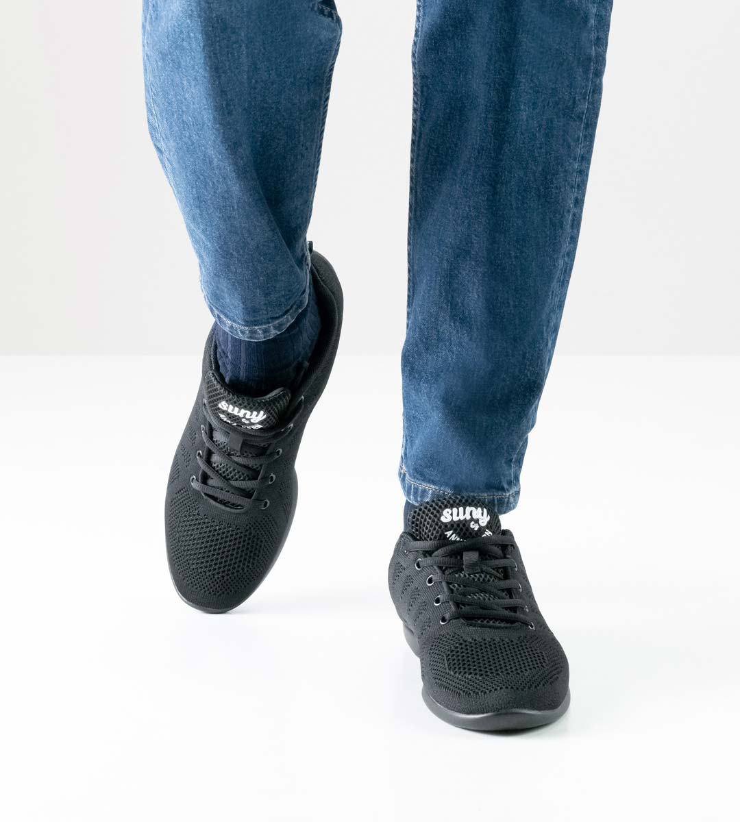 Anna Kern Sneaker 4020 Knit – schwarz