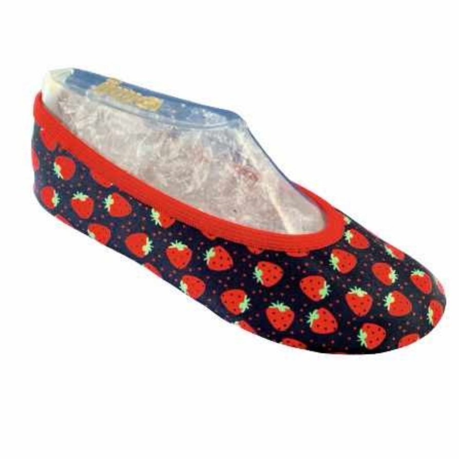 IWA Kidschuh Erdbeeren navy / creme 123