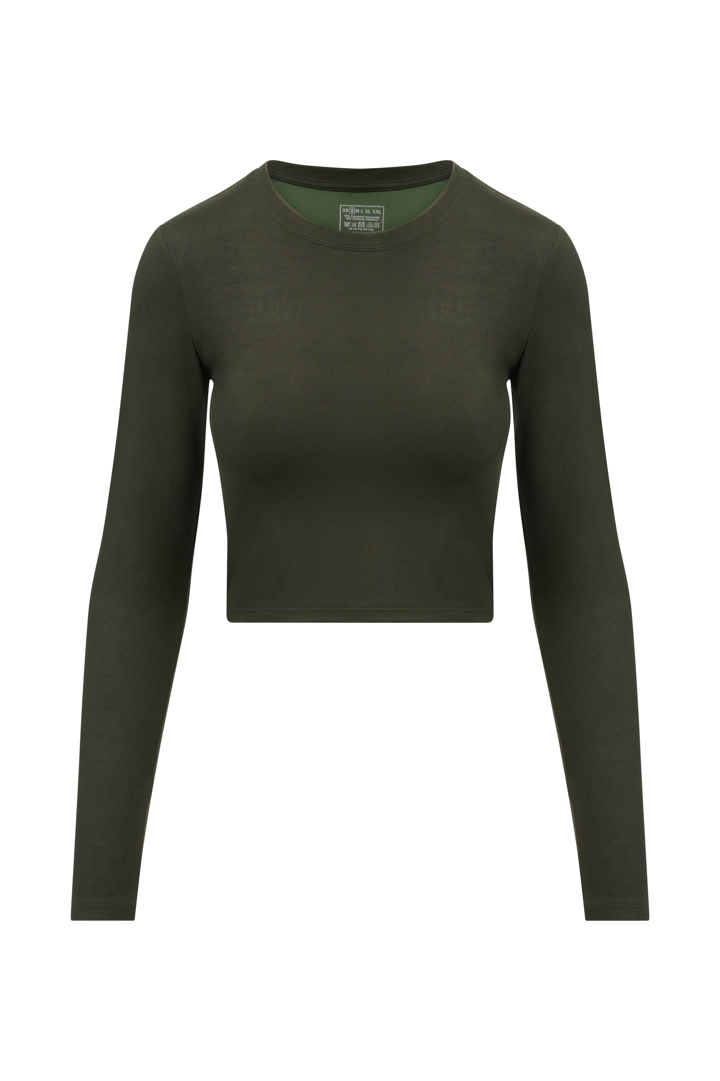 Lange mouwen cropped altijd gekleed bosnacht