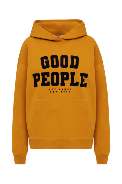 Hoodie Good People Pompoenkruid