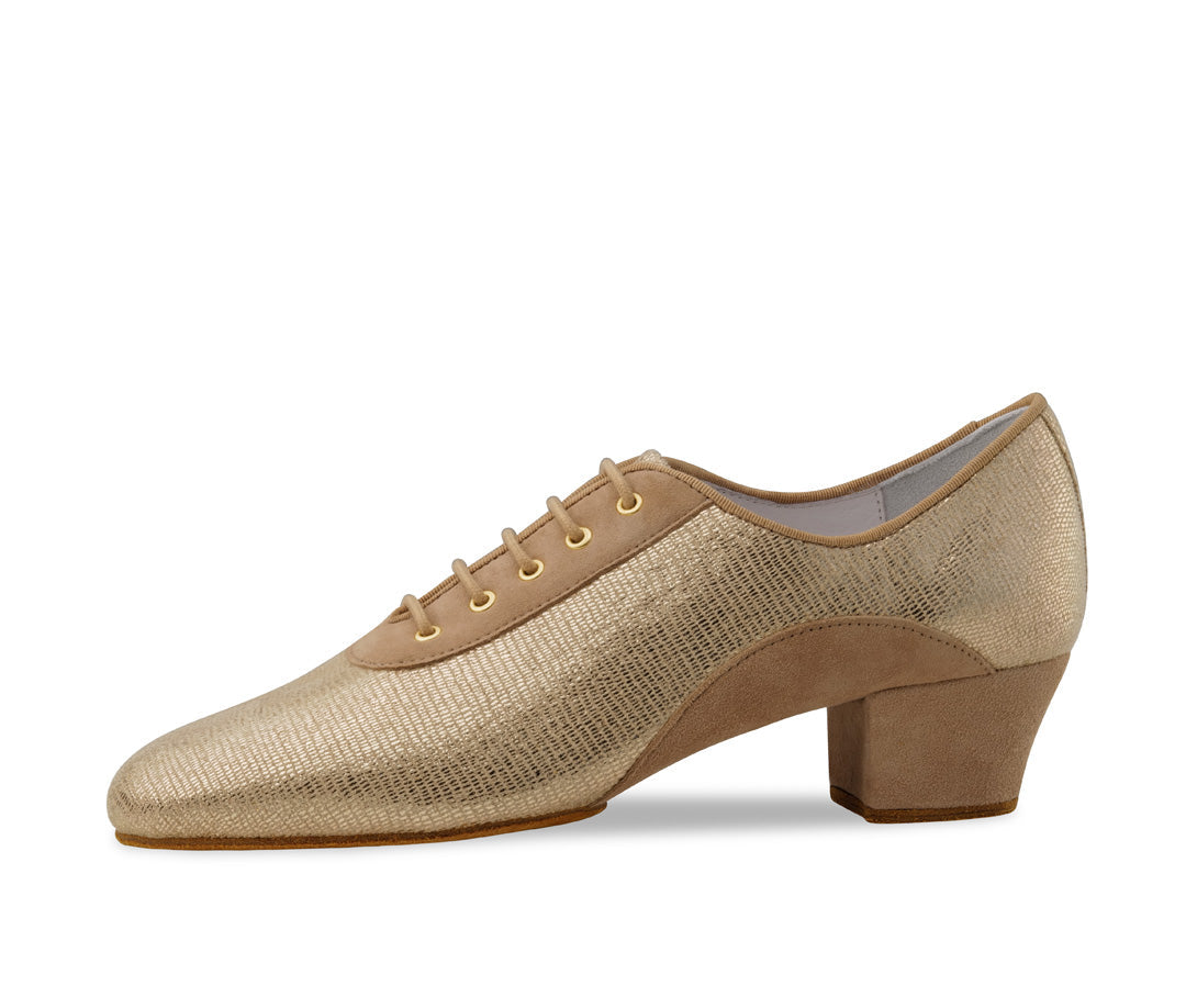 Anna Kern Brienne bedrucktes Leder / Velourleder