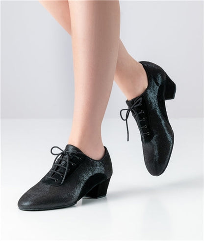 Anna Kern Brienne bedrucktes Leder / Velourleder